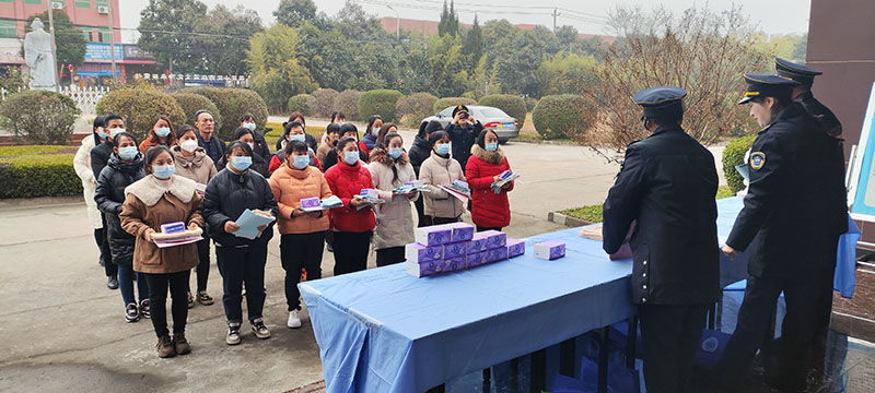 西安市卫生健康综合监督所赴天森生物开展普法宣传活动
